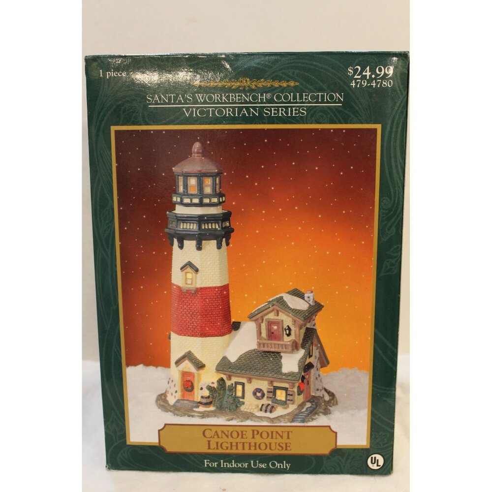 Santa's Workbench Victorian - Canoe Point Lighthouse - 1999 - #479-4780